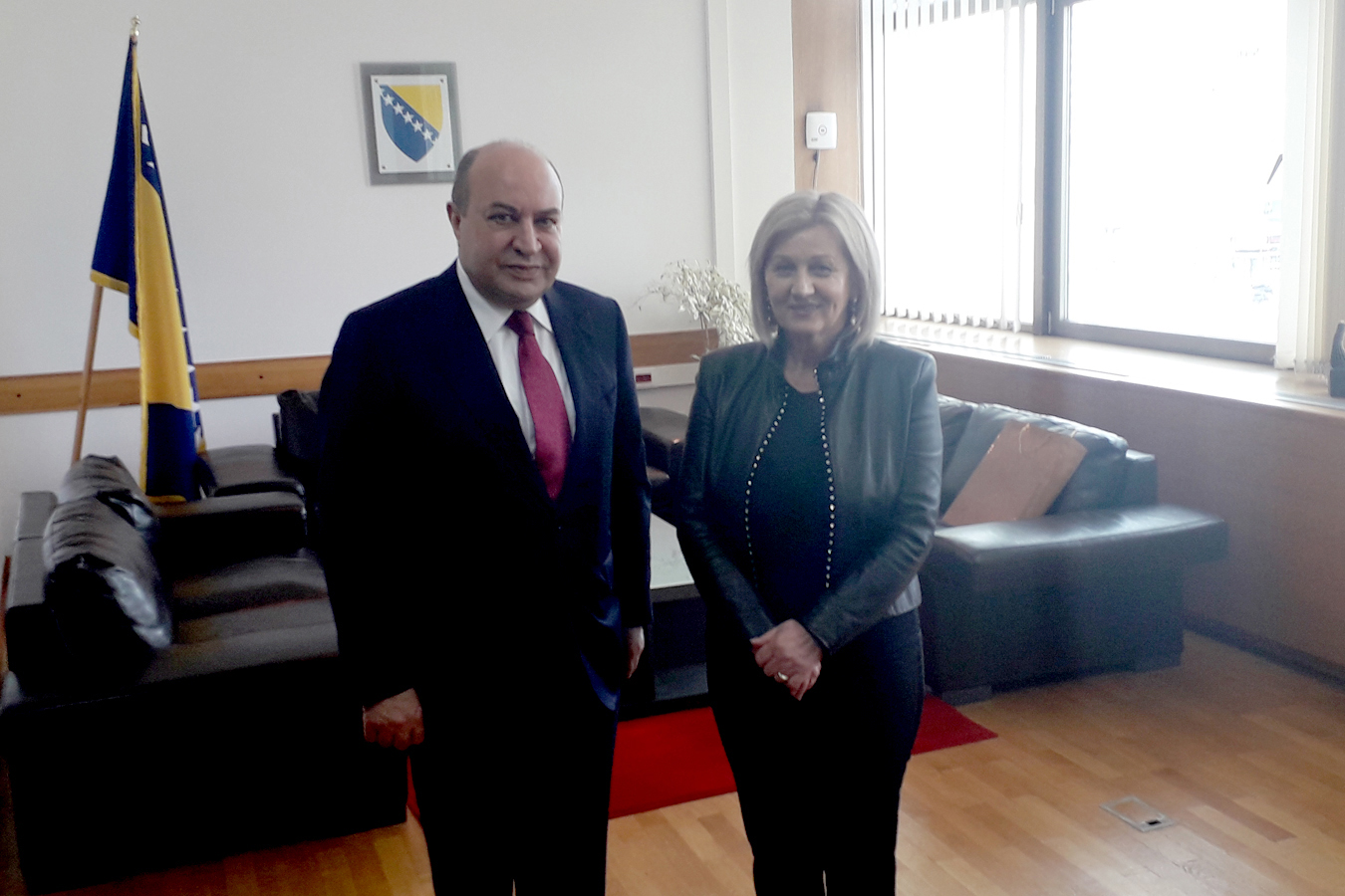Предсједавајућа Представничког дома Борјана Кришто примила амбасадора Републике Азербејџан